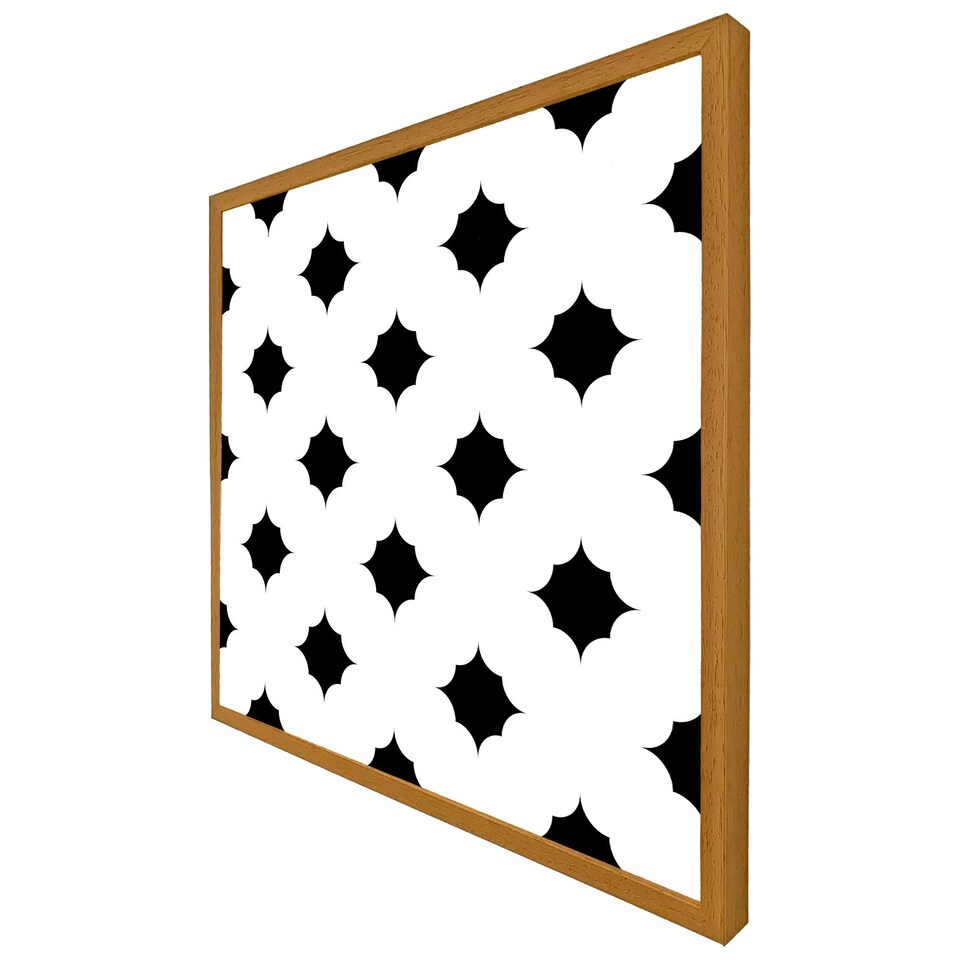 image 1 of Star ornament (Picture Frame) Black | L