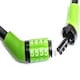 image 3 of Sport Direct 8mm x 76cm Steel Cable Bike Combination Lock (Unique Code) Black