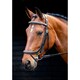 image 2 of Salisbury Buckingham Leather Horse Bridle - Black - Cob
