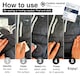 image 5 of aZengear Repair Patches for Jackets, Tent, Shoe, Gear - Waterproof, Self-Adhesive, Tear-Cold-Heat-Resistant (11 Pieces, Black)