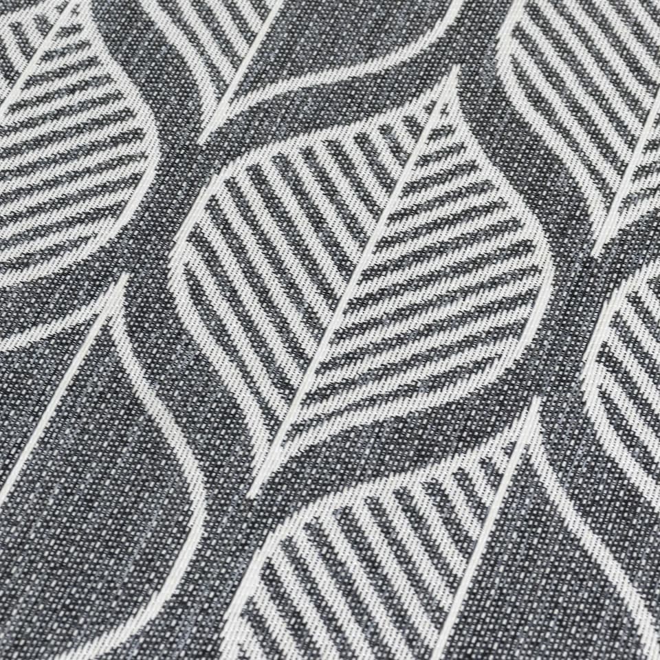 image 1 of JVL Expression Machine Washable Entrance Doormat, 50x75cm - Leaves