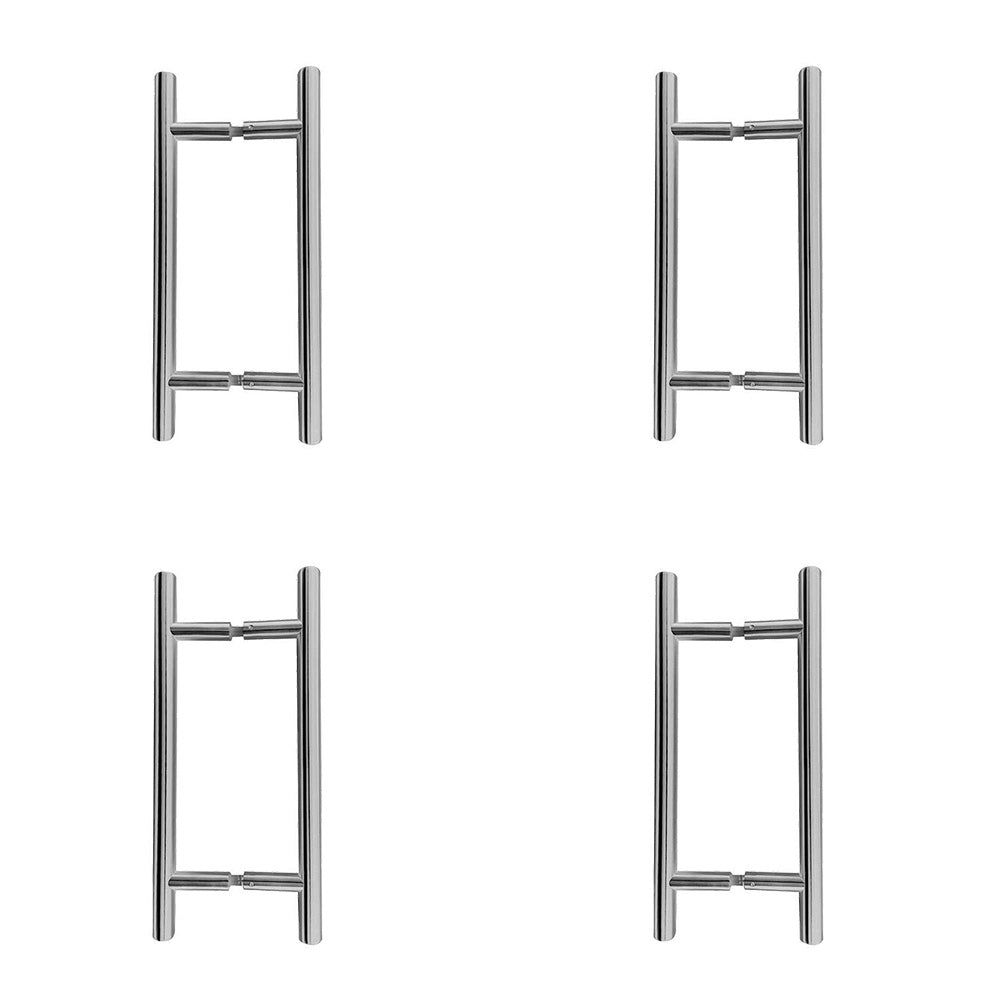 4 PACK Premium Satin Stainless Steel Pull Handle - 32mm B2B Fixing, 600x32x400mm - Door Handle
