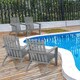 image 4 of COSTWAY Wood Adirondack Chair Outdoor Patio Chair Grey Grey
