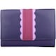 image 1 of Genuine Soft Leather Multi-Colour Money / Cred Card Holder / Purse Purple | Purple/Fuchsia/Lilac