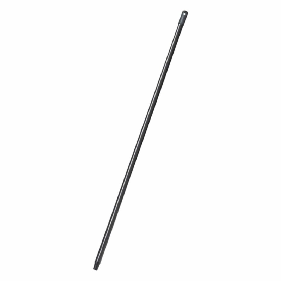 image 1 of Addis Metal Outdoor Broom Handle with Screw-In Ridges, Black N/A