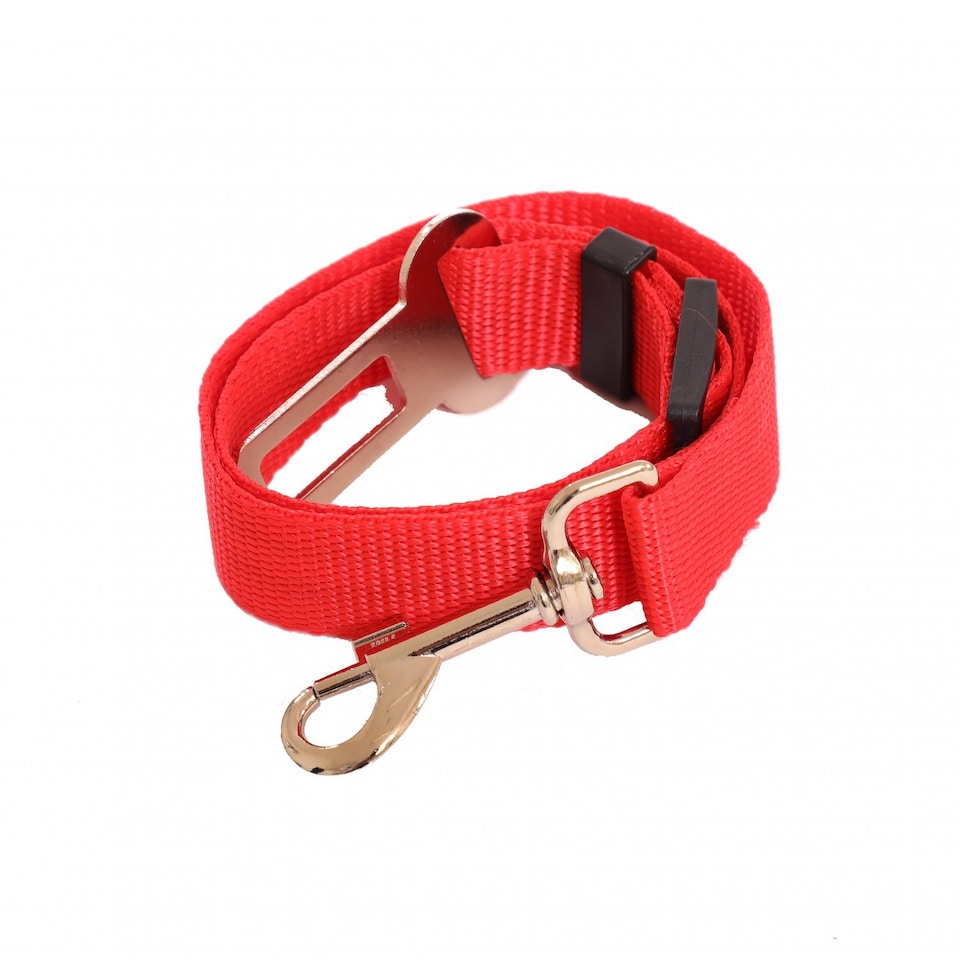 image 1 of Universal Red Dog Pet Seat Belt Safety Restraint Harness Lead | Red | Not provided