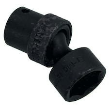 19mm 3/8in Drive Universal Swivel Wobble Metric Impact Shallow Socket