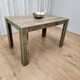 image 2 of Dining Table Brown Wood Kitchen Place for 4 Seats, Dining Table Only (Brown H 75 x L 117 x W 77 cm) Brown