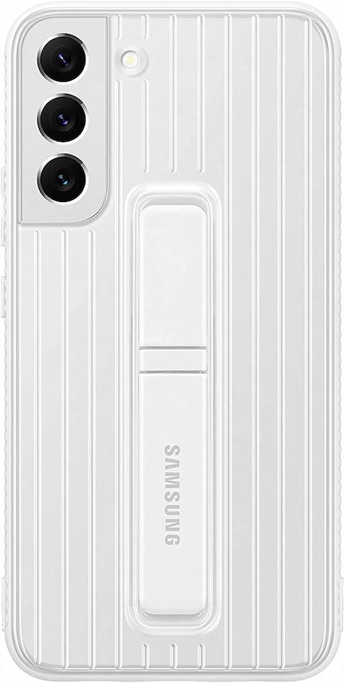 image 1 of Samsung Galaxy S22 Plus Protective Standing Cover White/Green - EF-RS906CWEGEW