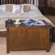 image 7 of Boston Storage Trunk Ottoman - Dark Brown Oriental Pine Blanket Box, Toy Chest and Coffee Table for Home Storage | Brown | Dark Brown | One Size | 1
