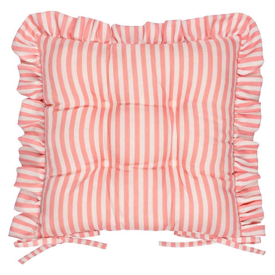 image 1 of Wylder Millie Ruffle 2 Pack Indoor Outdoor Seat Pads