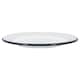 image 4 of Argon Tableware White Enamel Dinner Plates - 25.5cm - Navy - Pack of 6 | Blue | Navy