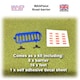 image 3 of Slot Car Trackside Scenery  White Road Barriers x 8 1:32 Scale WASP