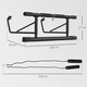 image 9 of SPORTNOW Pull Up Bar Doorway, Push Up Stand w/ Resistance Bands