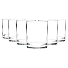 Argon Tableware Classic Whisky Glasses - 280ml - Pack of 12 | Clear | Clear