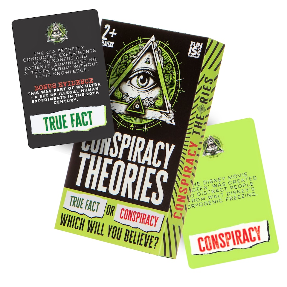 image 1 of Conspiracy Theories Card Game - Adult Games