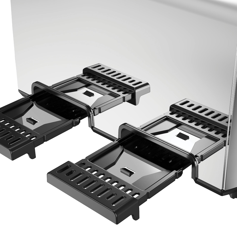 image 1 of Igenix 1500W 4 Slice Toaster Stainless Steel, IGT0409SS