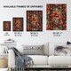 image 3 of Vintage Floral Chintz Pattern Wyatt Framed Wall Art Print 12X16"