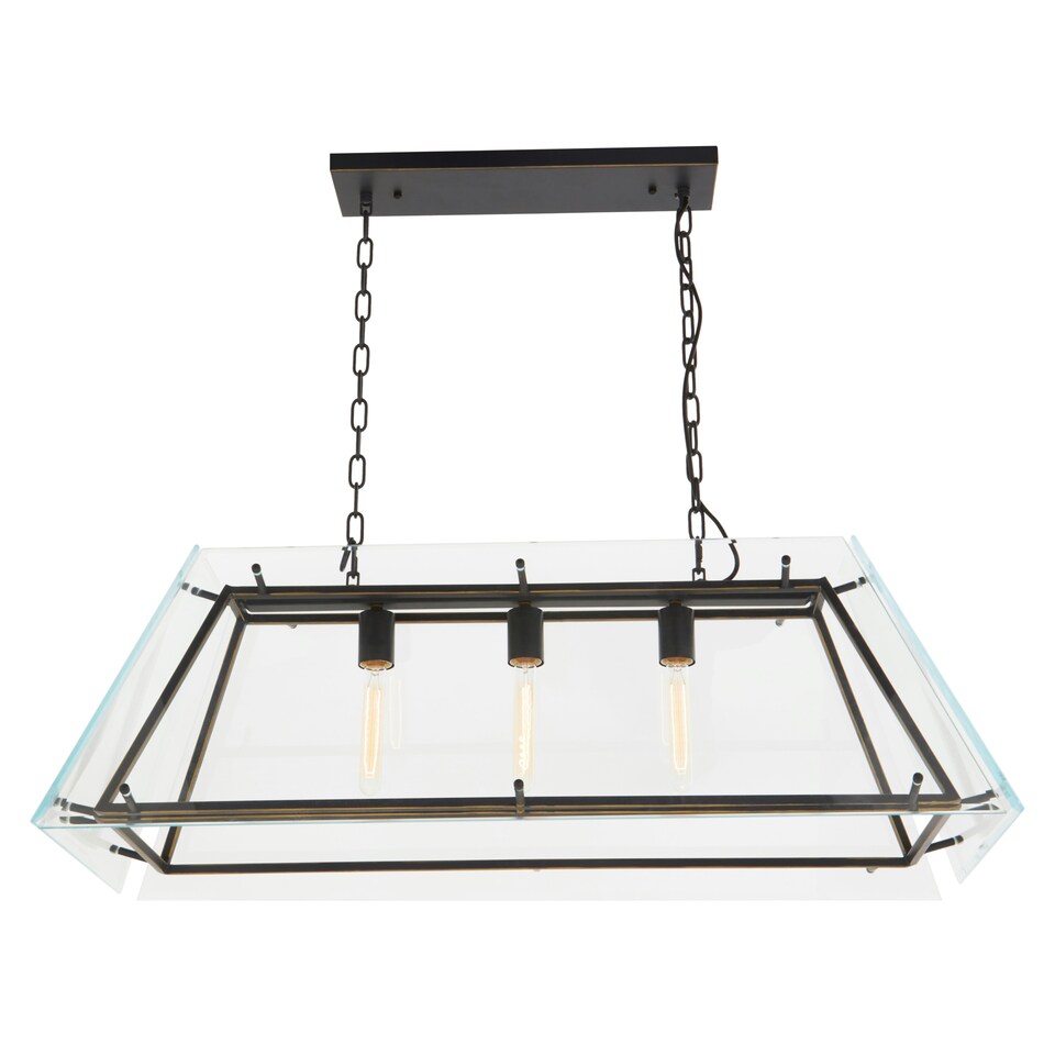 image 1 of Interiors by Premier Black Finish Pendant Light