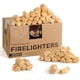 image 1 of Dihl 200 x Natural Fire Lighters, Quick Wax 200pcs Wood Wool Flame Fire Starters, Safe to Use. Ideal for BBQ, Barbecue, Fire Pit, Pizza Oven and Stoves Lighter Firelighters – 200 Pack
