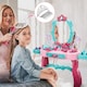 image 4 of Role Play Girls Dressing Vanity Table Set Makeup Set with Light and Sound