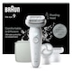 image 1 of Braun Silk-épil 9,  Epilator For Easy Hair Removal, Lasting Smooth Skin, 9-061, White/Silver