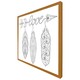 image 4 of Bohemian arrow (Picture Frame) Grey | M