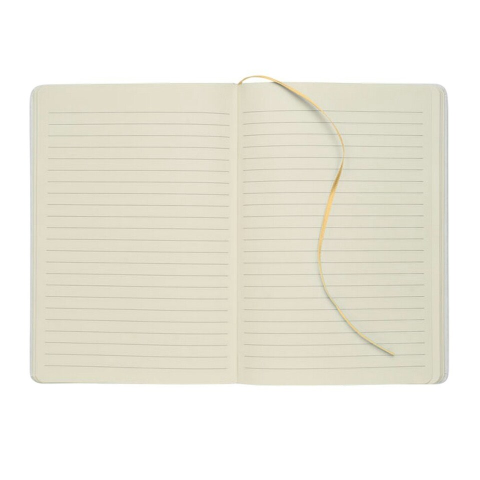 image 1 of MidOcean Route White A5 Notebook - Gold/White - One Size