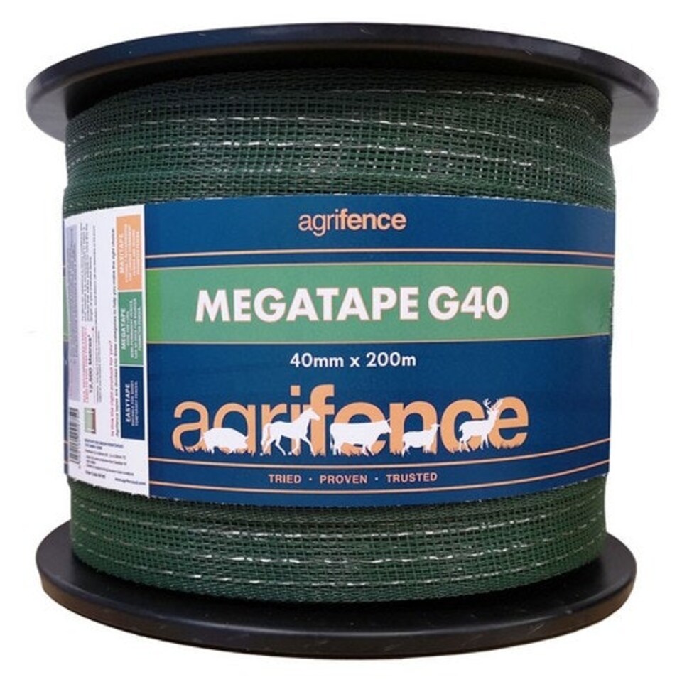 Agrifence Megatape G40 Reinforced Tape - Green - One Size