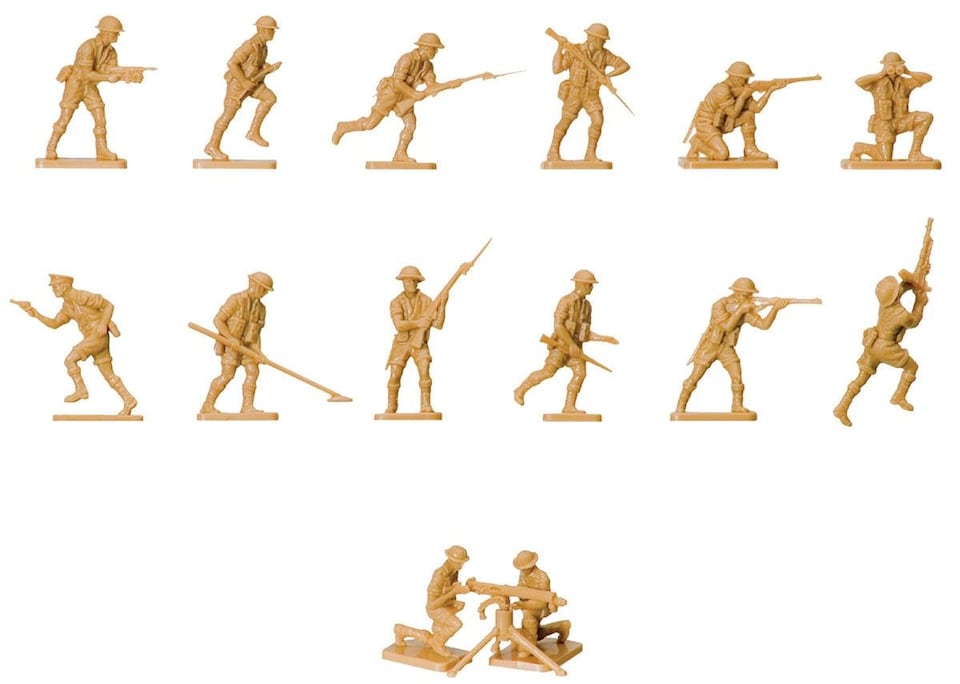 image 1 of Airfix Vintage Classics British WWII 8th Army (1:76 Scale)