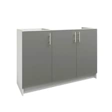 JD Greta Kitchen Base Sink Unit 1200mm Cabinet With Doors 120cm - Grey Matt