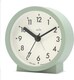 image 1 of Acctim Gaby Small Analogue Contemporary Bedside Alarm Clock | Green | Cool Mint
