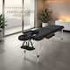 image 9 of Massage Table Set Massage Bench Massage Table 2 Zone Massage Bed Cosmetic Lounger Bag Bolsters Head And Armrests | Black | black | 1