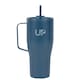 image 1 of Vinga Eos Voyager Recycled Stainless Steel 800ml Bottle - Navy - One Size Blue