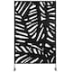 image 6 of Outsunny Metal Outdoor Privacy Screen with Stand for Garden Black | Black | 1