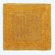 image 1 of Homescapes Luxury Reversible Cotton Shower Mat - Mustard Yellow Yellow