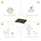 image 3 of PawHut Dog Toilet Pet Potty 2 Layer Grass Mat Trainer Tray Training Portable NEW
