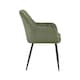 image 2 of SONARA Dining Chair Set of 2, Water-Repellent Plush Chenille Upholstered for Dining Room | Green