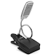 image 1 of USB & Battery Powered LED Lamp Light - Desktop or Clip On - Flexible Gooseneck for Keyboard, Reading, Hobby, or Work - Daffodil ULT300 | Silver