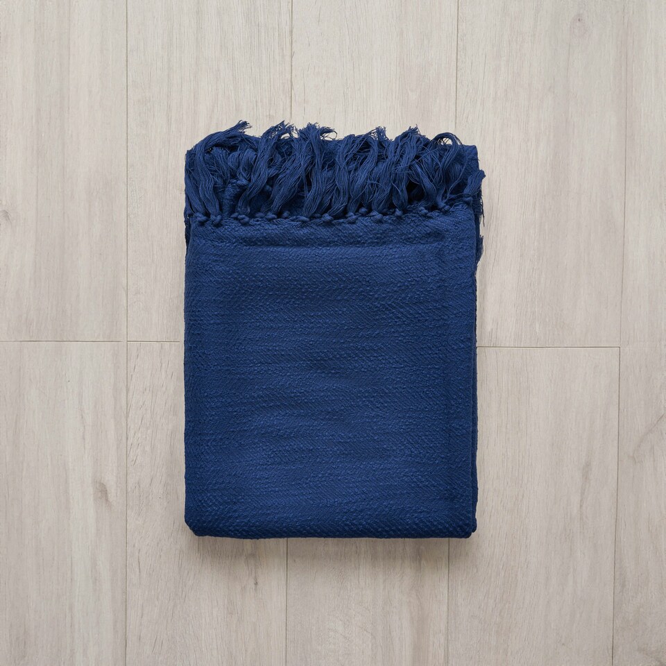 image 1 of BHS Juna Throw | Blue | Navy | 1