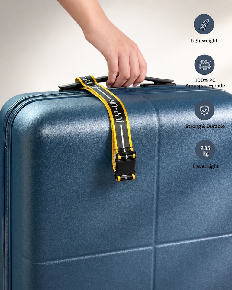 image 1 of Premium 100% Makrolon PC 2 PCS Suitcase Set | Vanity + Cabin Luggage