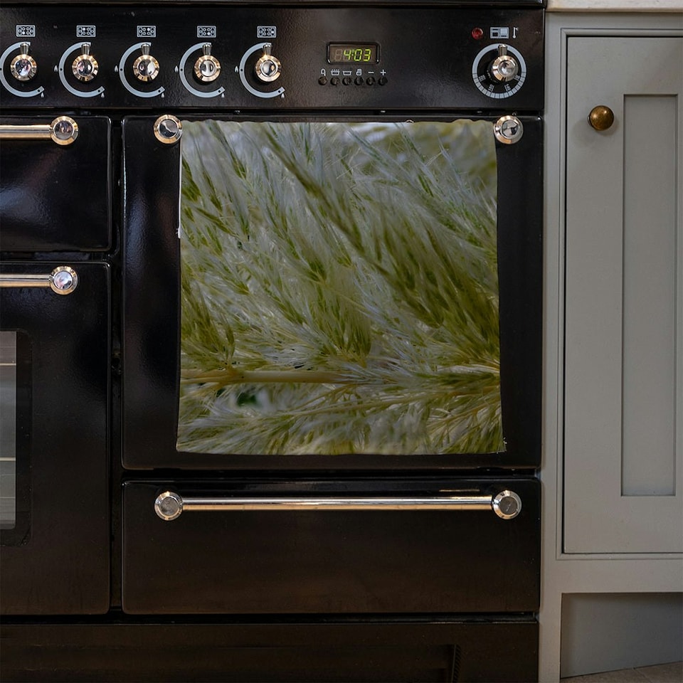 image 1 of autumn pampas grass close up (Kitchen Towel)