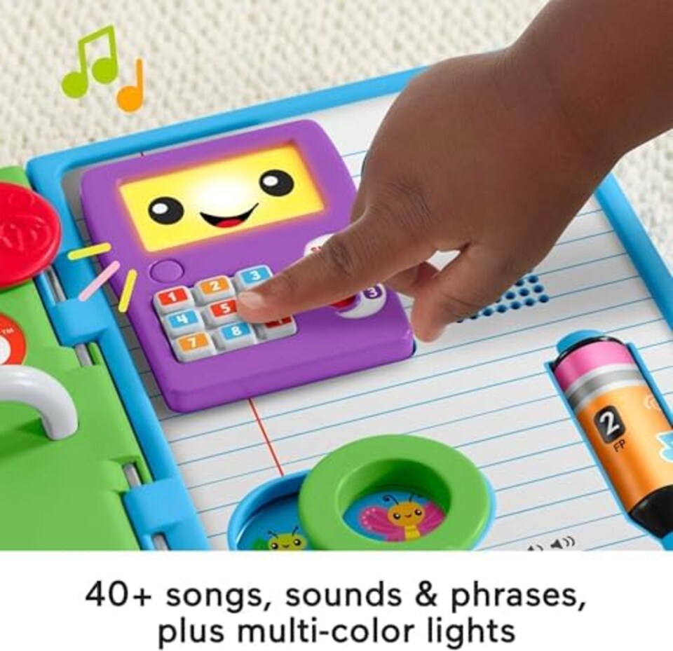 image 1 of Fisher Price Laugh And Learn 123 Schoolbook Electronic Activity Toy
