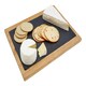 image 2 of Kora Acacia Wood And Slate Serving Board Grey