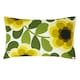 image 8 of Giant Water Lily Lemon Twist Duvet Cover Set | Green | Double