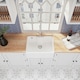 image 3 of 595mm - 1 Bowl Fireclay Butler Kitchen Sink - Tap Ledge, Overflow, Classic Tap & Waste