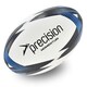 image 1 of Precision Momentum Rugby Training Ball - 3 - White/Black/Blue - Precision - PRR002103 White