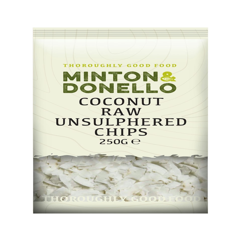 image 1 of Minton & Donello Raw Unsulphured Coconut Chips 6 x 250g | Multi