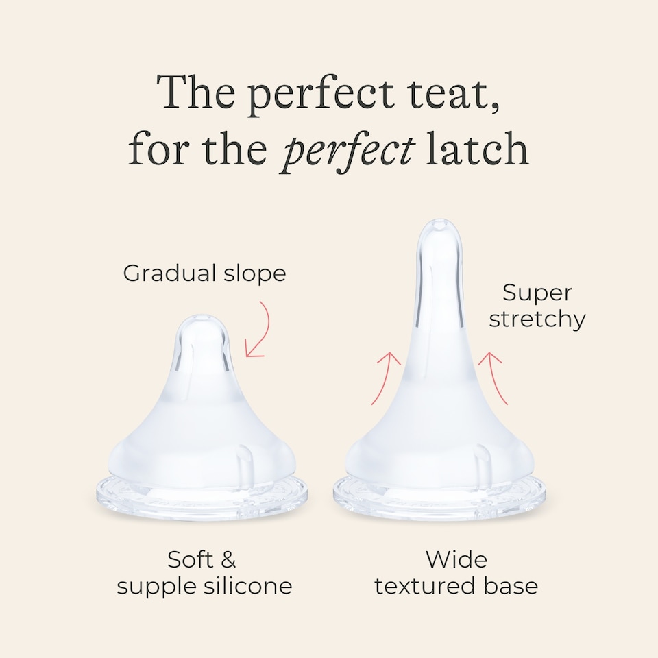 image 1 of Lansinoh Natural Wave Fast Flow Teats - 2 Pack
