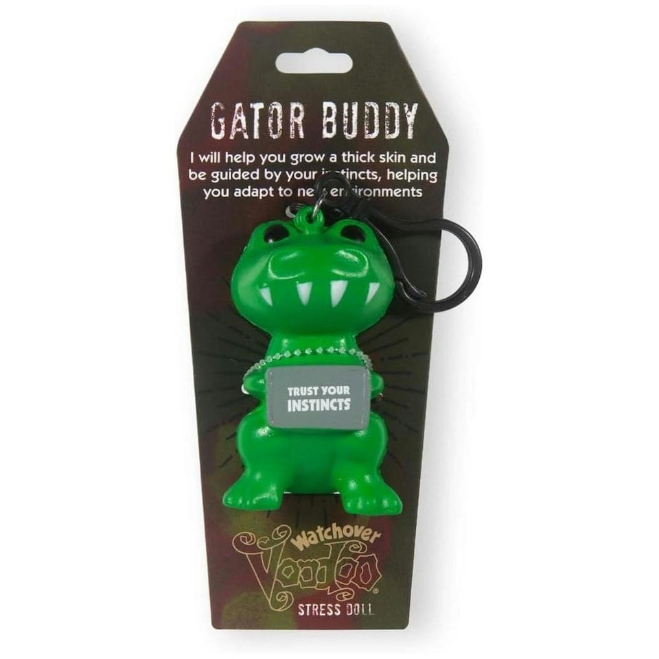 History & Heraldry Voodoo Stress Toy Keychain -  Gator Buddy